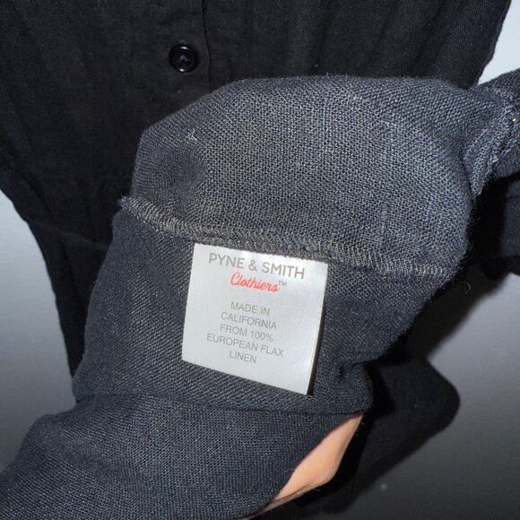 Pyne & Smith Linen No 12 Button Midi Dress XS - Picture 5 of 7